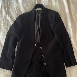 MM LAFLEUR Black Two Piece Set Blazer Trousers Size 4